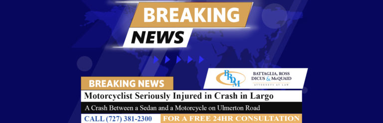 [01-30-23] Motorcyclist Seriously Injured in Crash on Ulmerton Road in Largo