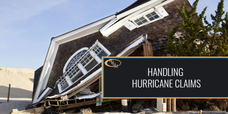 How to Handle a Hurricane Property Damage Claim