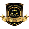 Nation's Premier NAOPIA Top Ten Attorney 2023