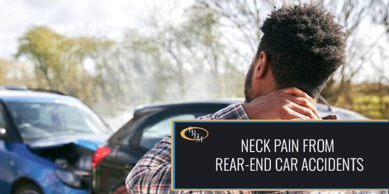 Neck Pain From Rear-End Car Accidents