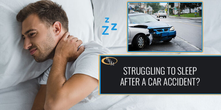 Struggling to Sleep After a Car Accident? Causes and Solutions